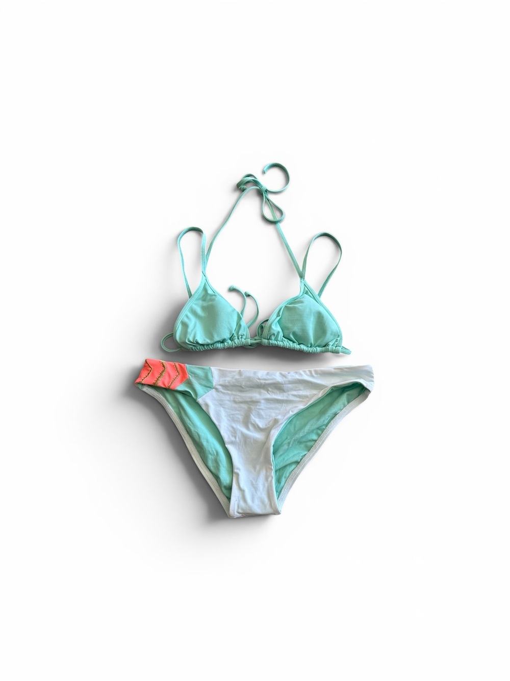NWT L*Space bikini set seafoam extra small
